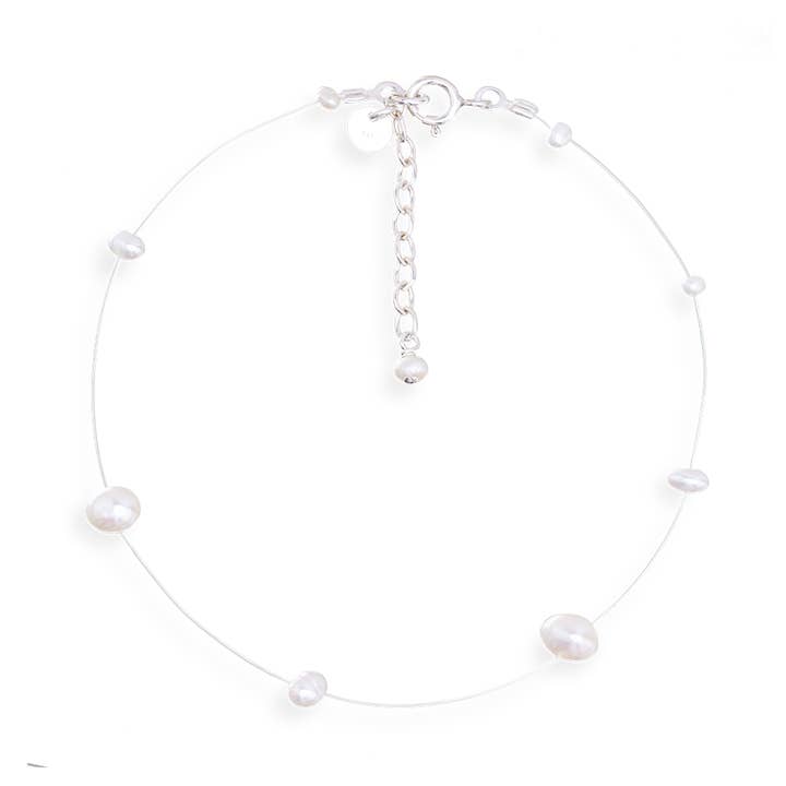 Aimée - Floating Pearl Bracelet for wholesale by PM Atelier