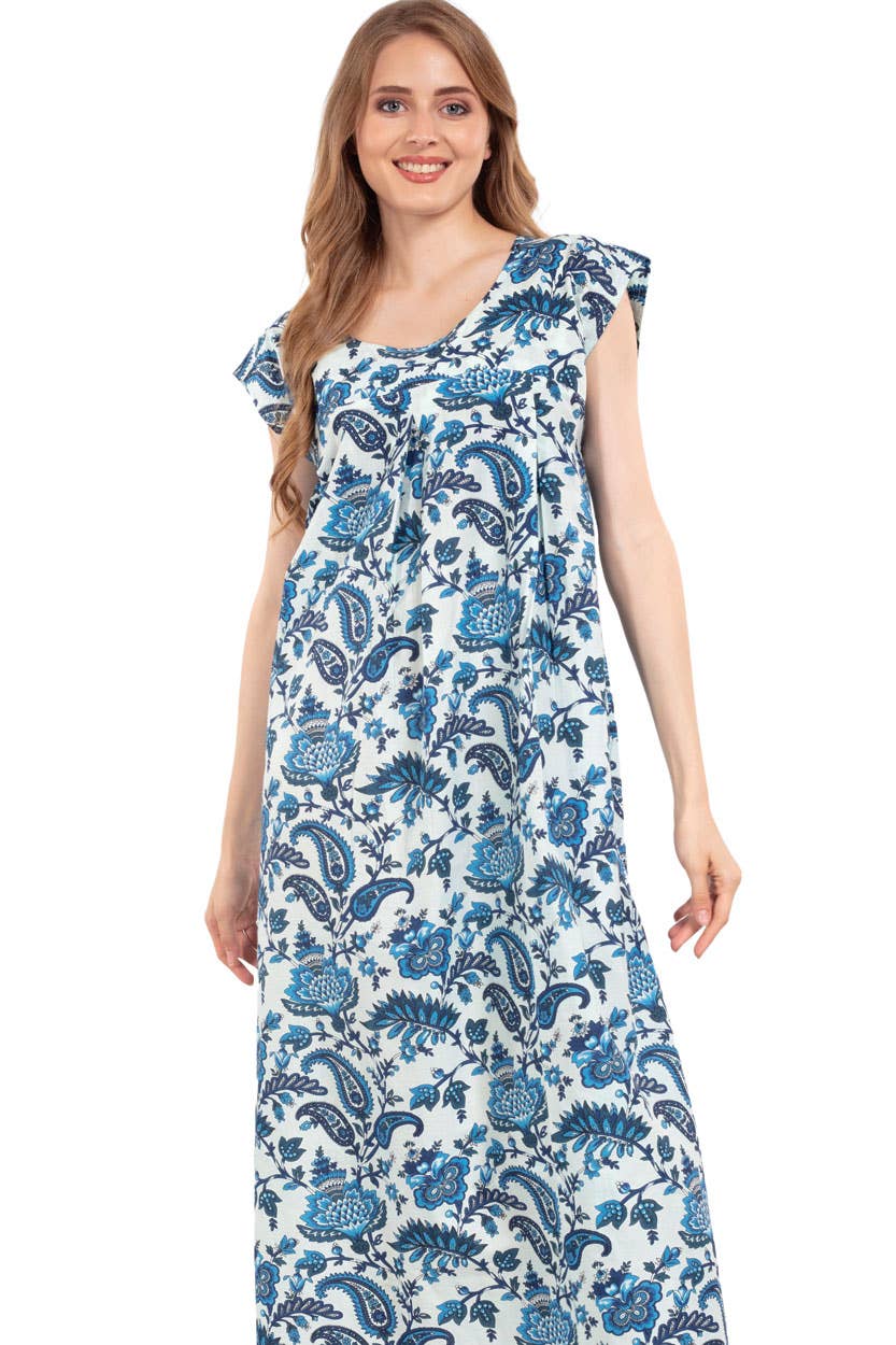 Sevya Handmade – Engroshandel Kaftan - Dame – Ishani-caftan i blød 100 % bomuld8