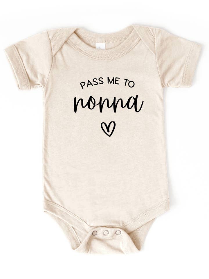 Dorothy’s Reason - Wholesale Bodysuit (Non-Footed) - Baby - Pass Me to Nonna Baby Bodysuit | New Baby Gifts | Christmas0