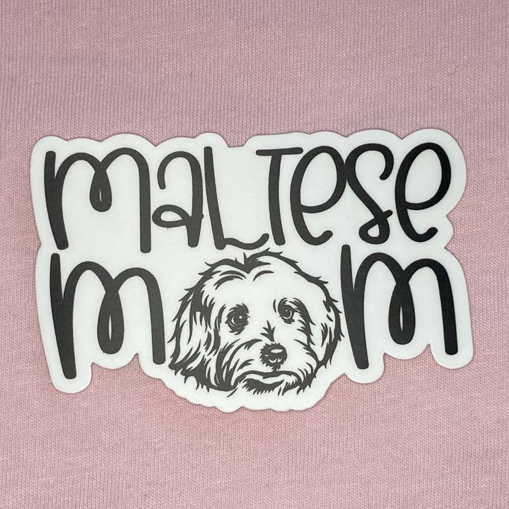 Vinilo mamá maltesa para venta al por mayor de AdaleAnnDesigns