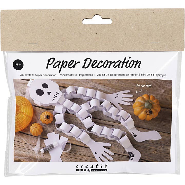Hobbygroep - Wholesale DIY Craft Kit - CC Mini Hobby Set Decorations of Paper Halloween Skeleton