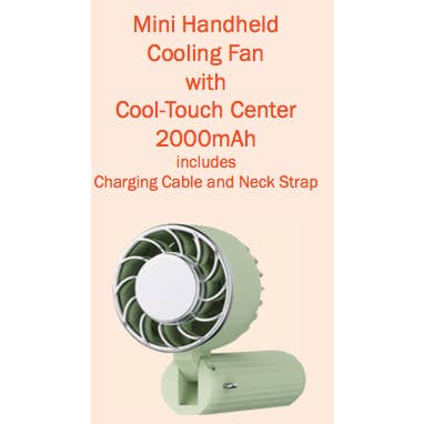 sanis enterprises, inc - Wholesale Handheld Electric Fan - MINI HANDHELD COOLING FAN WITH COOL-TOUCH1
