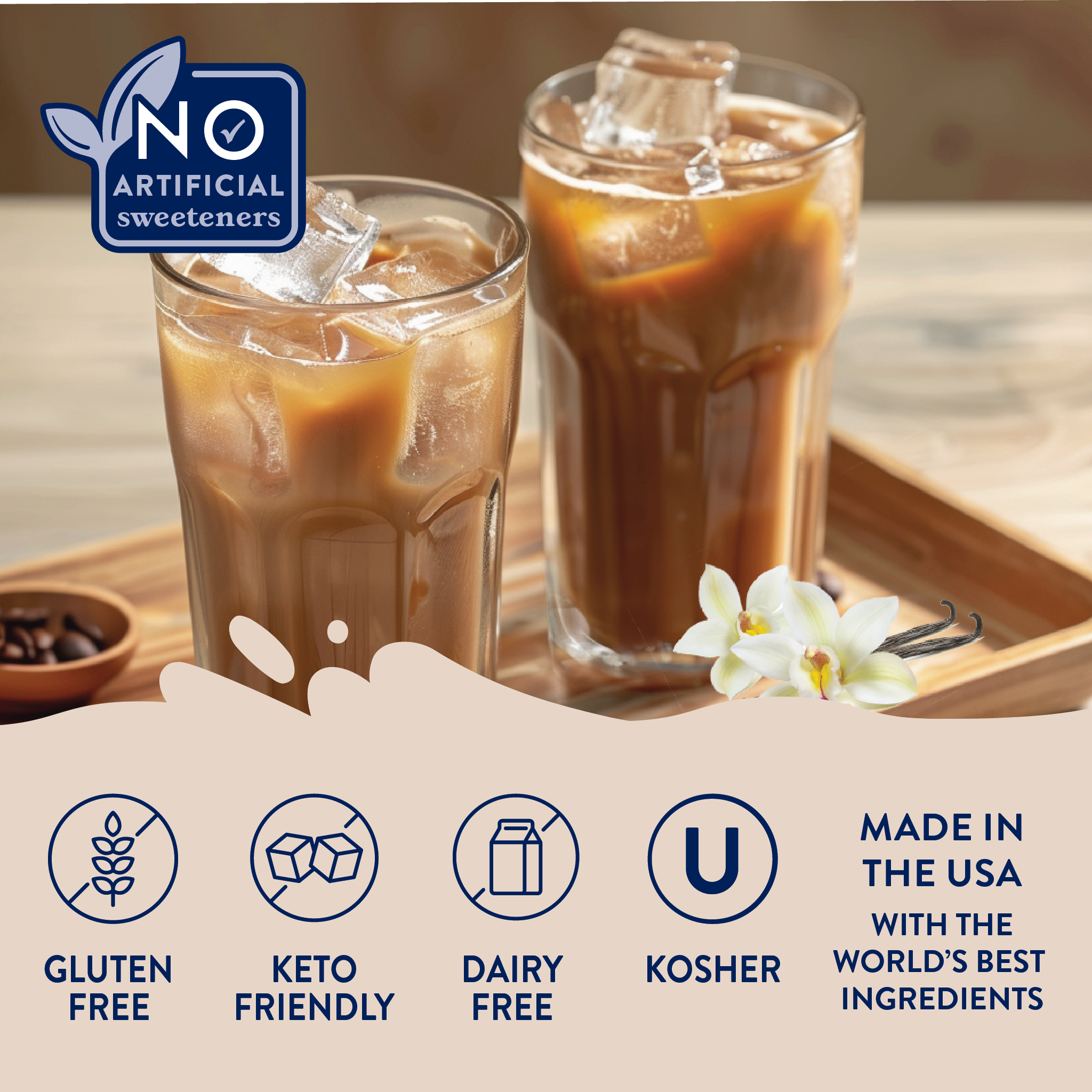 Jordan's Skinny Mixes - Wholesale Flavored Syrup - Naturally Sweetened Vanilla Bean Syrup - 375ml4