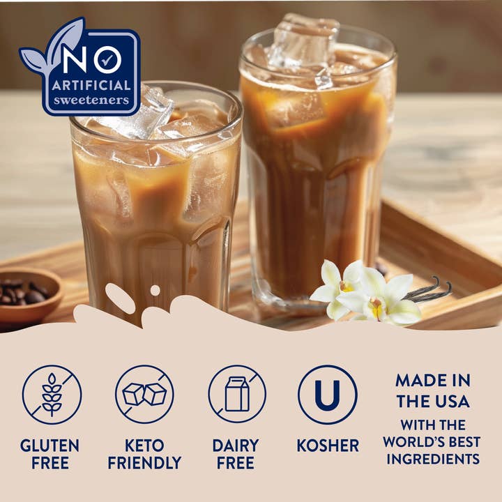 Jordan's Skinny Mixes - Wholesale Flavored Syrup - Naturally Sweetened Vanilla Bean Syrup - 375ml4