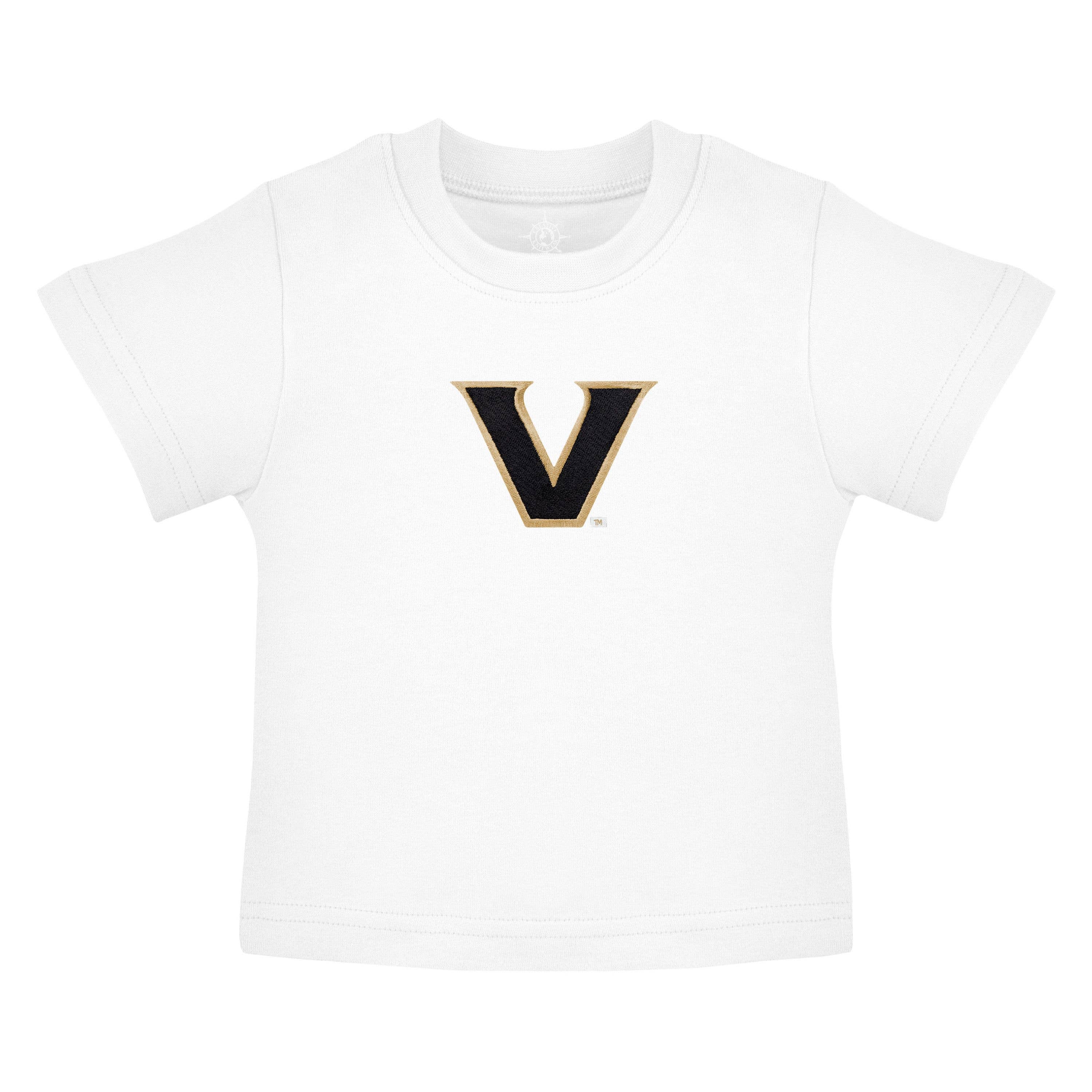 Creative Knitwear - Wholesale T-Shirt - Kids - Vanderbilt Commodores Infant & Toddler T-Shirt: Embroidery 2