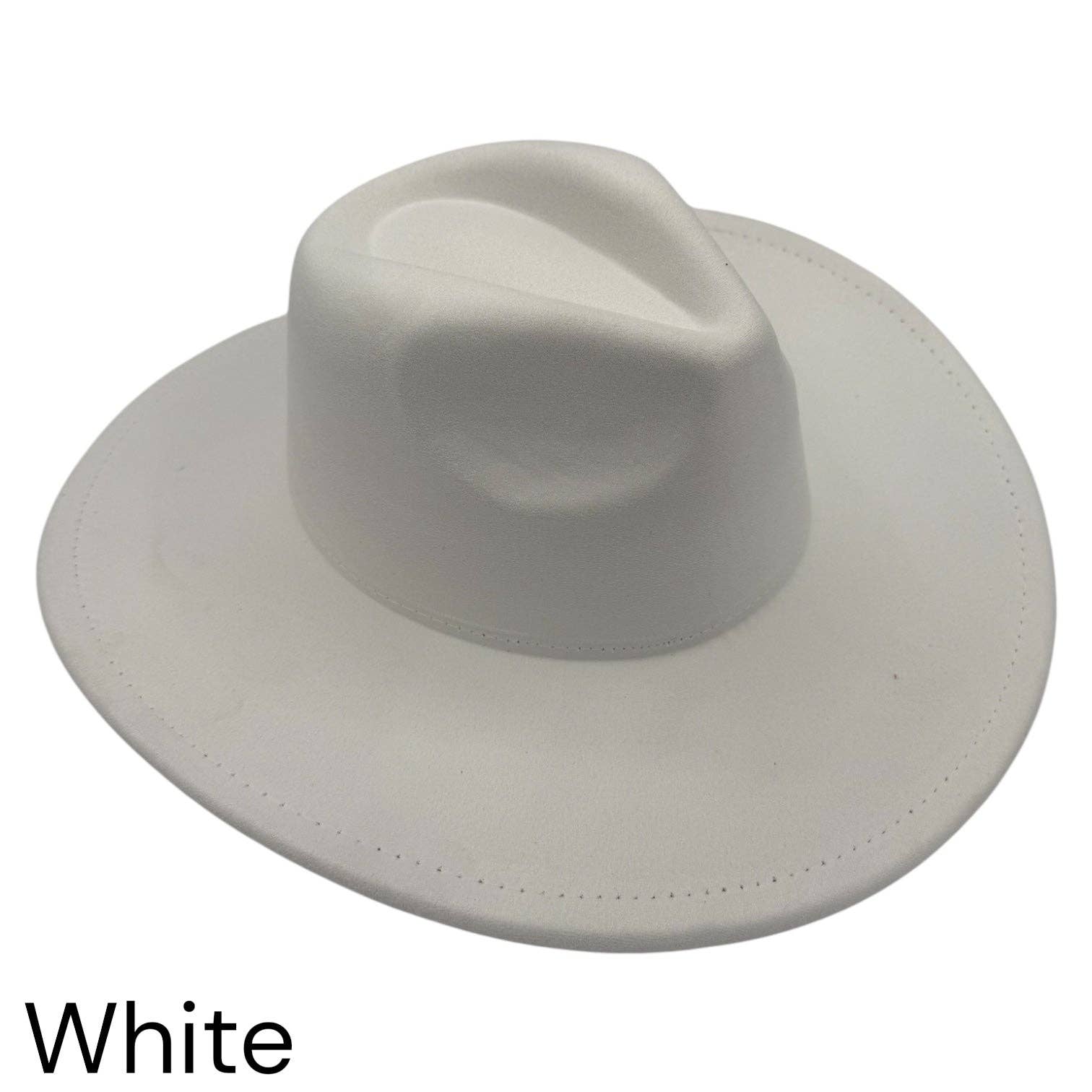 KW Laser Supplies - Wholesale Fedora - Women's - Vegan Suede Wide Brim Hats16