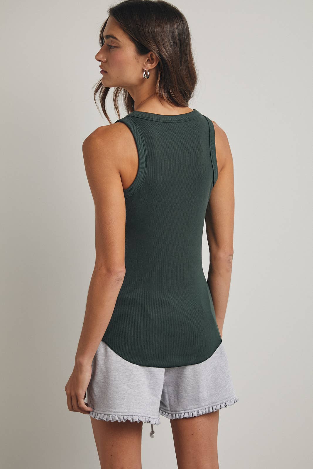 Wishlist Apparel - Wholesale Tank Top - Women's - CREW NECK RIBBED KNIT TANK TOP / WL18-104459