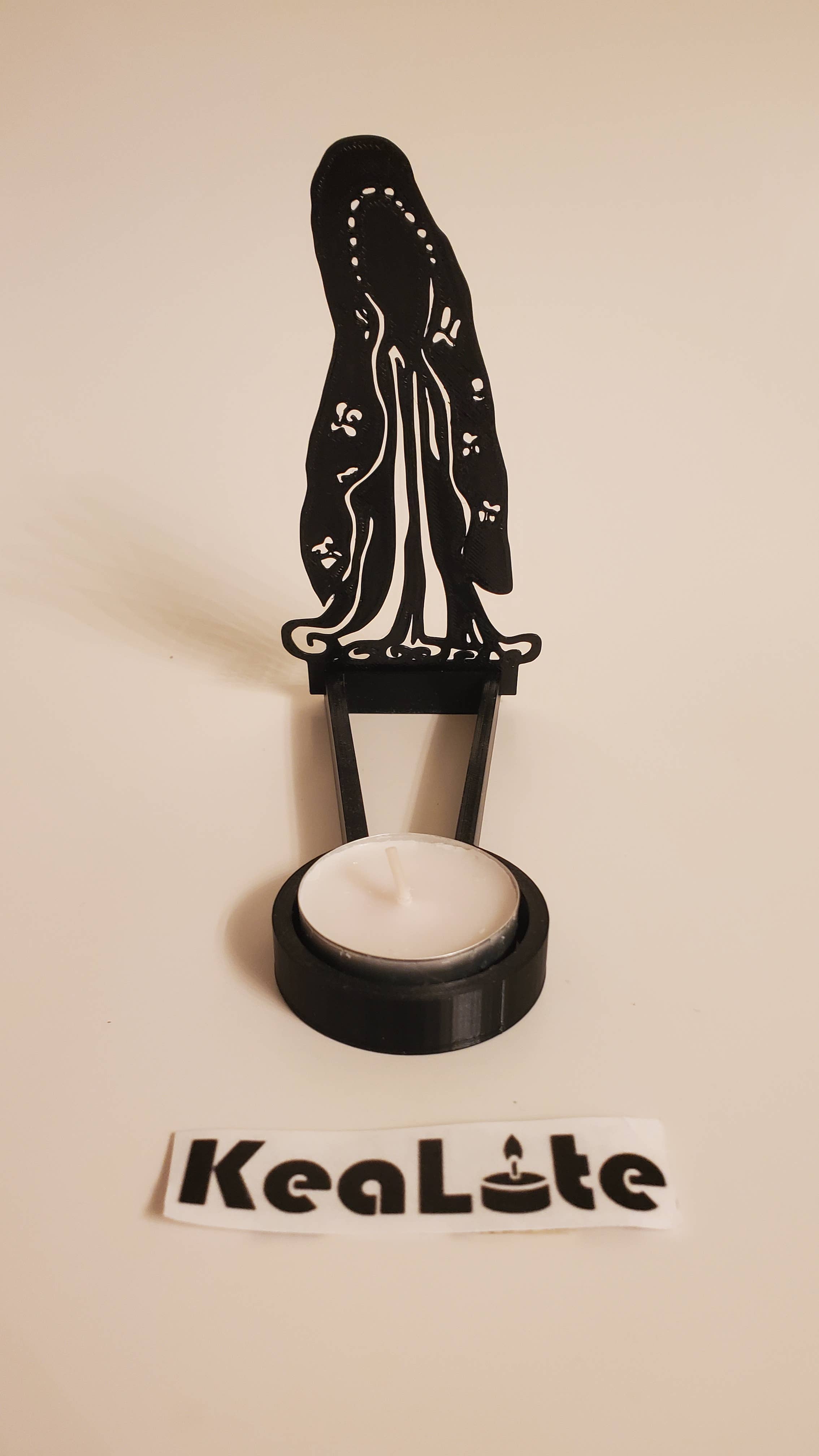 KeaLite - Wholesale Decorative Tabletop Object - KeaLite La Llorona Shadow Caster and KeaLite Stand  2