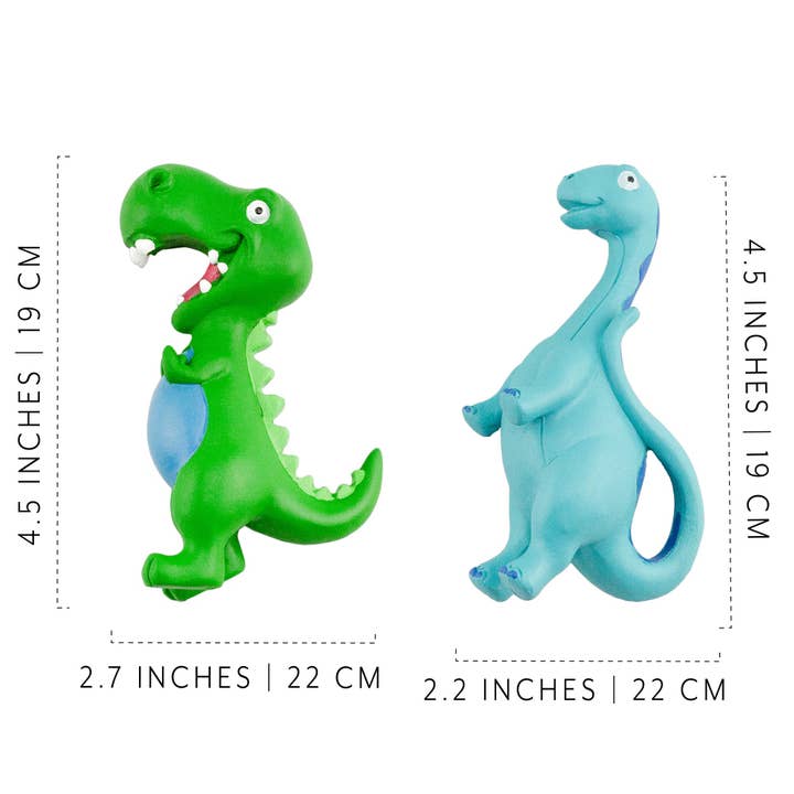 Kurated Korner – wholesale Outdoor ornament/decor – Esterno Dinosaur Planter Huggers 2pc Set