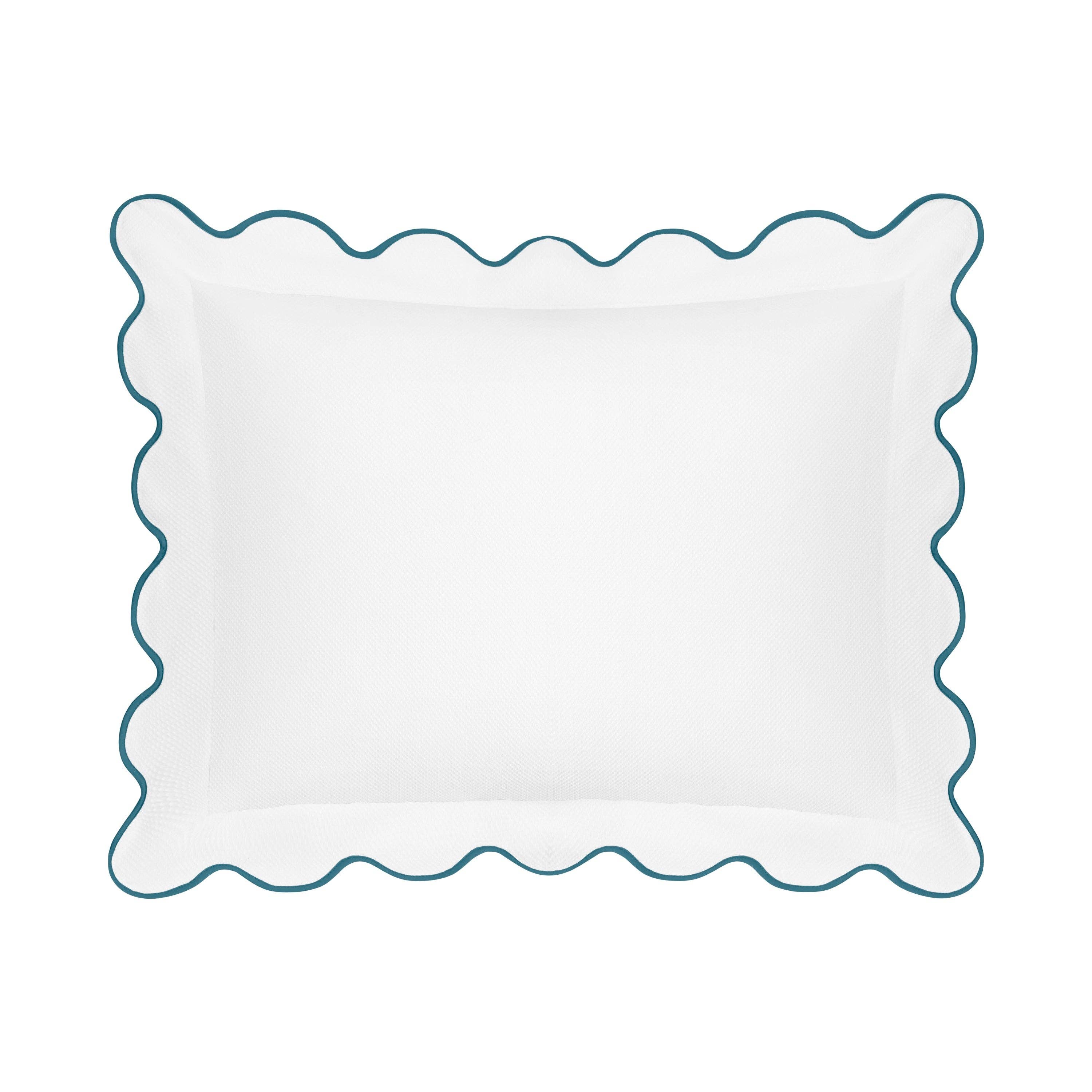 Home Treasures Linens - Wholesale Bedding Pillowcase/Sham - Honeycomb Sham (Scalloped Flange)7