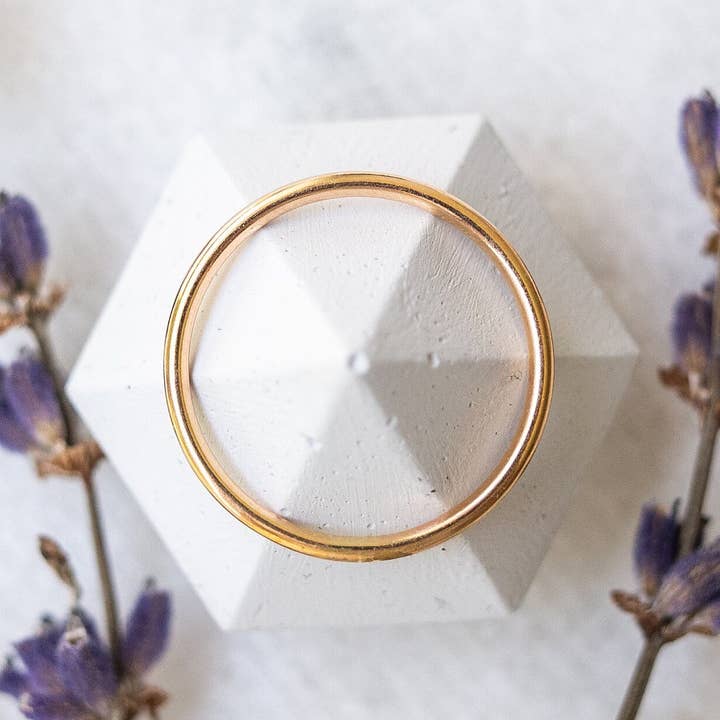 Bagues empilables simples pour la vente par luxe.zen