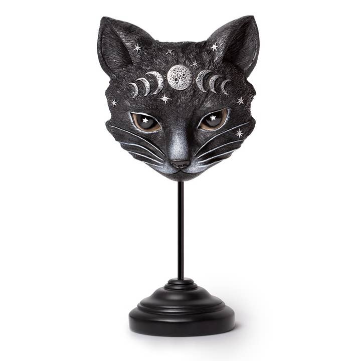 Mystic Moon Cat - Ornament & Wall Decoration for wholesale by Alchemy Of England (Alchemy USA Distributor)