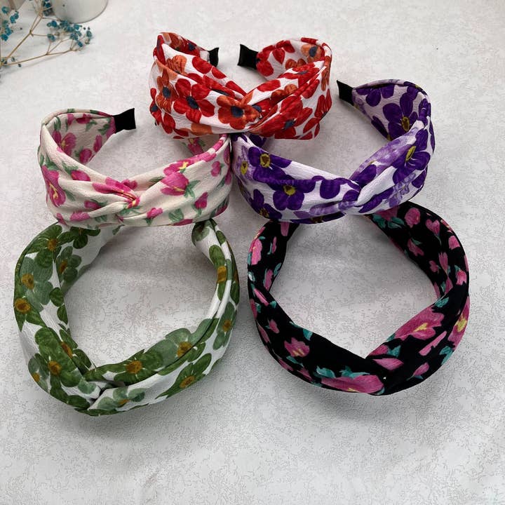 SIMPLE LARGE FLOWER CROSS HEADBAND_CWAHA2581 for wholesale by ACCITY