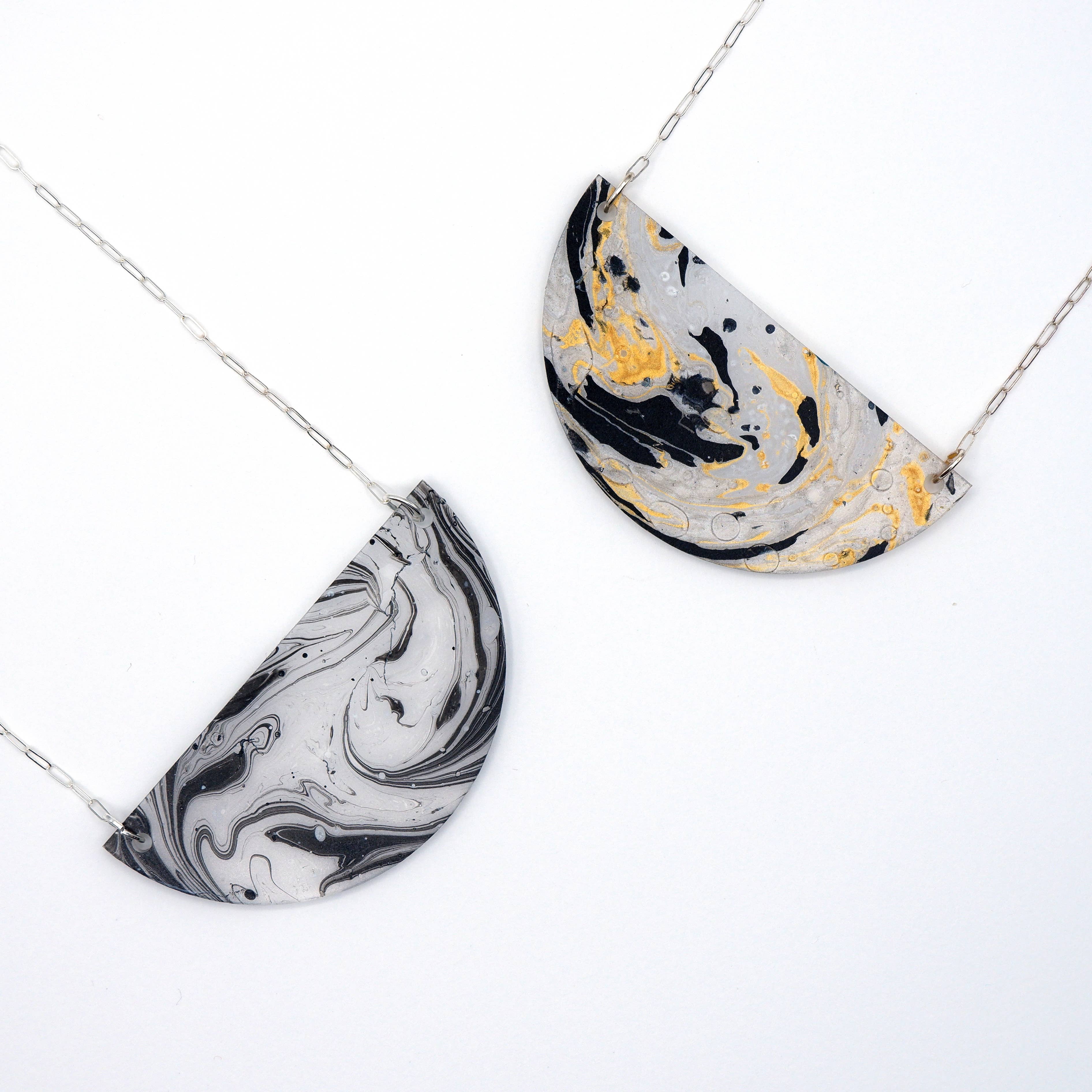 Grayjay Studio - Wholesale Pendant/Charm Necklace - Half Moon Pendant Necklace6