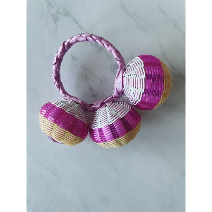 Pura Vida – Großhandel Handrassel – Baby – Mexikanische Baby-Rassel mit 3 Rasseln7