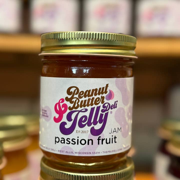 Passion Fruit Jam - 9 oz for wholesale by Peanut Butter & Jelly Deli