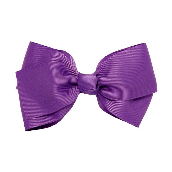 Fermaglio a fiocco Mia - Fermaglio con fiocco automatico - Viola per la vendita all'ingrosso da parte di Mia