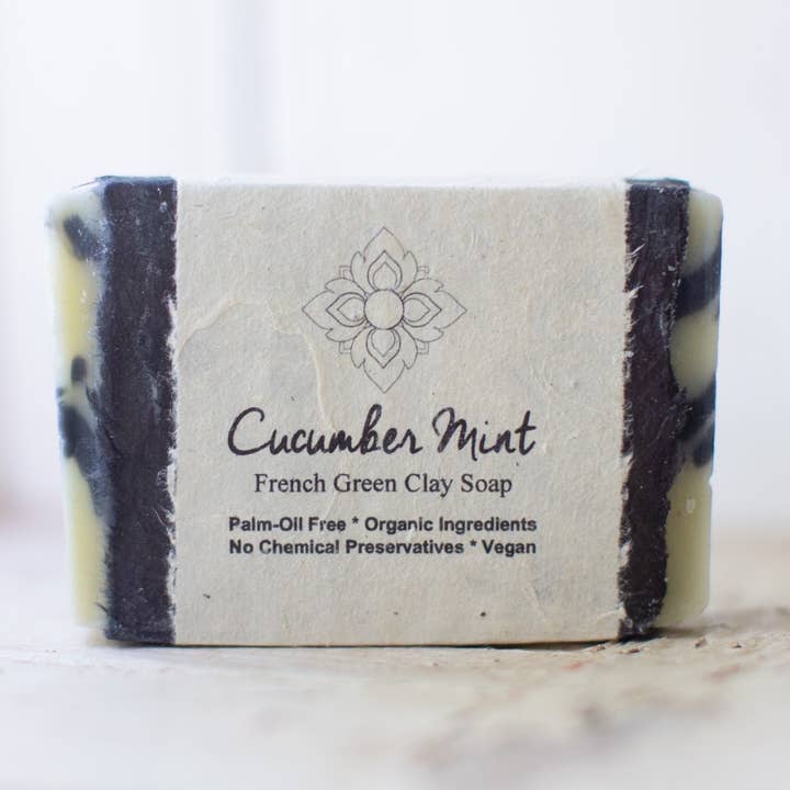 Unearth Malee - Wholesale Bar Soap - Cucumber Mint Organic Soap1