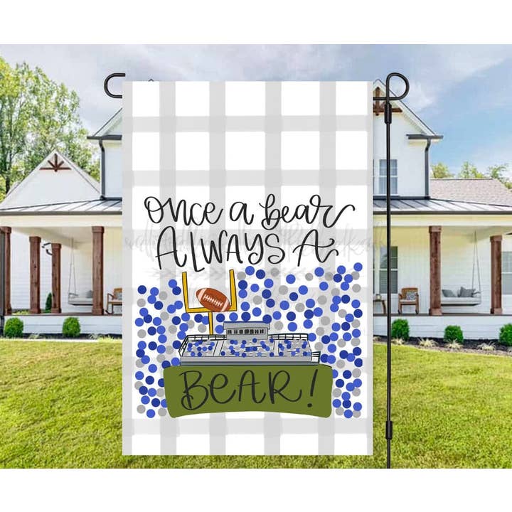 *Custom School* Once and Always Football Garden Flag for wholesale by Doodles By Rebekah