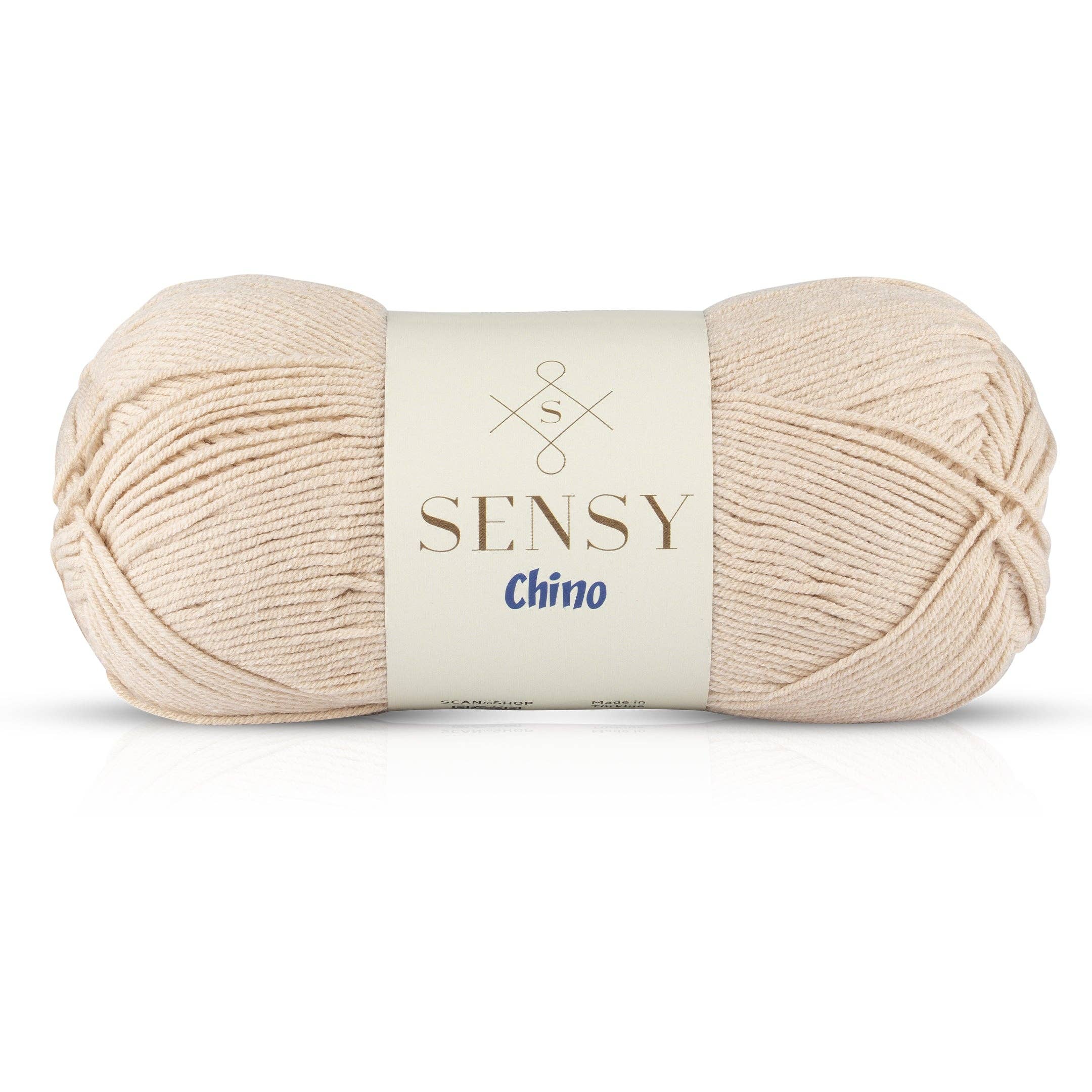 Sensy - Wholesale Yarn - Sensy Chino Soft Cotton Yarn, 3.5 oz, 360 Yards, Gauge 2 Fin16