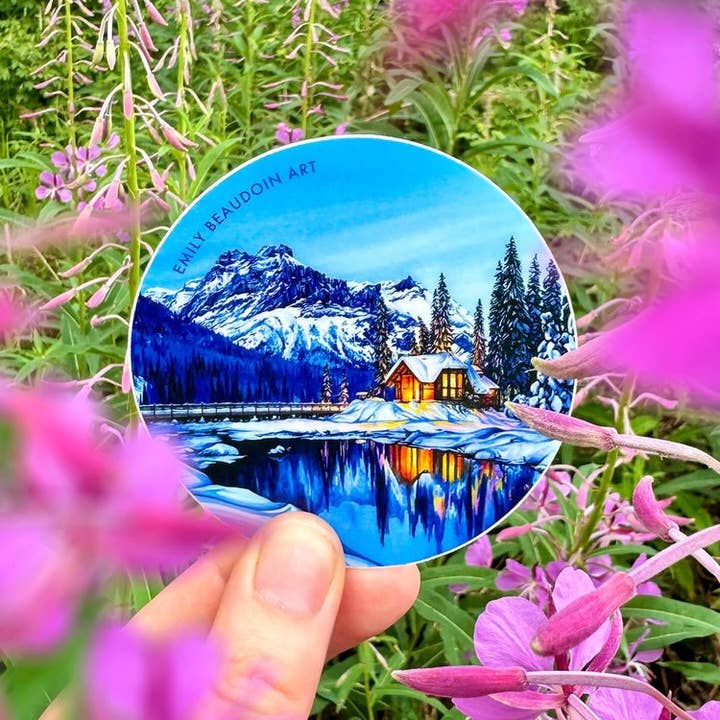 Avond bij Emerald 3" Sticker - Artikel voor wholesale door Emily Beaudoin Art