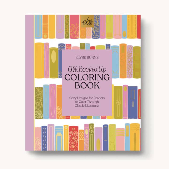 Elyse Breanne Design - Wholesale Coloring Book - Adult - All Booked Up Coloring Book