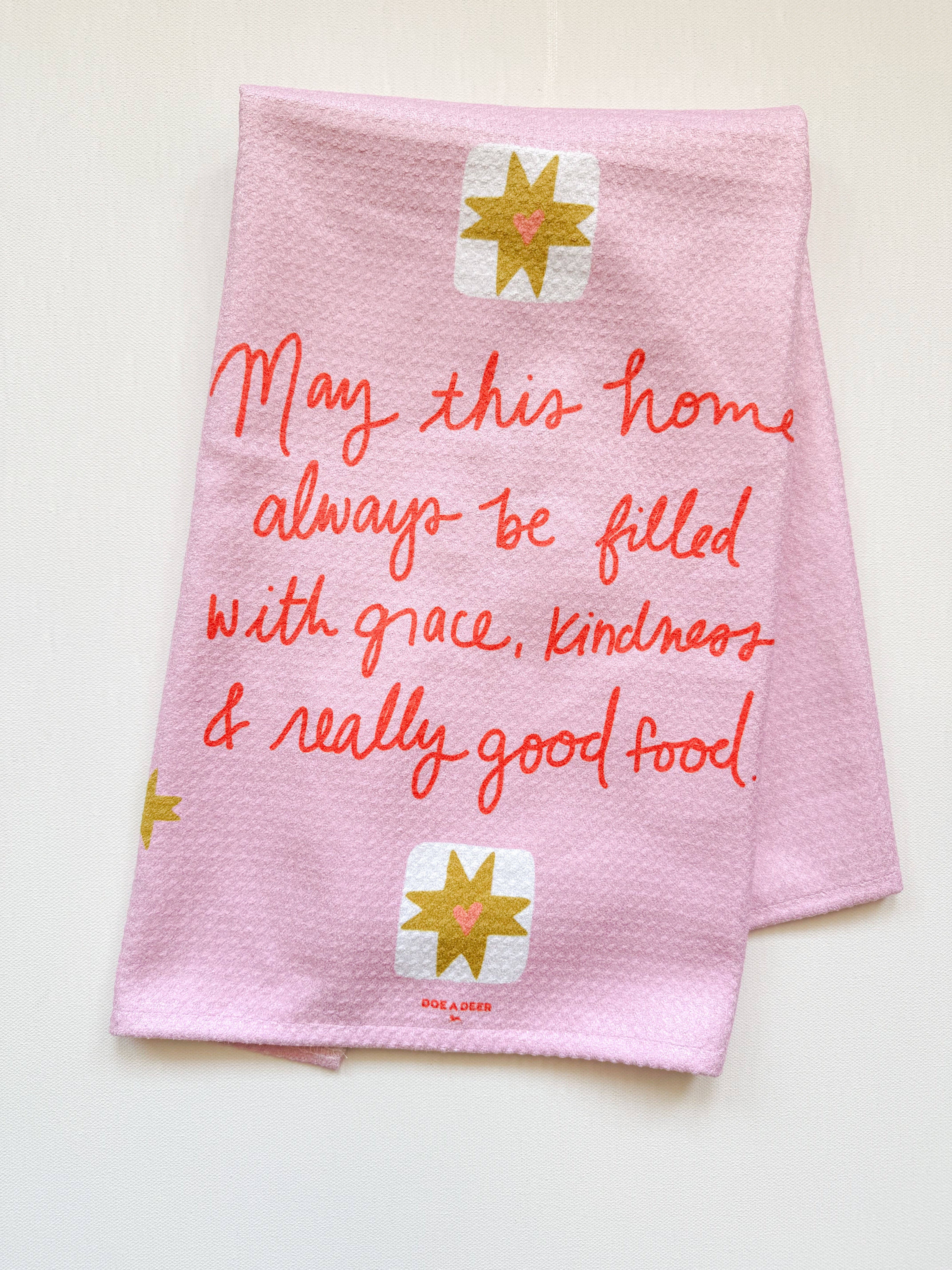 Doe A Deer – wholesale Kökshandduk – Må Detta Hem Våffelhandduk0