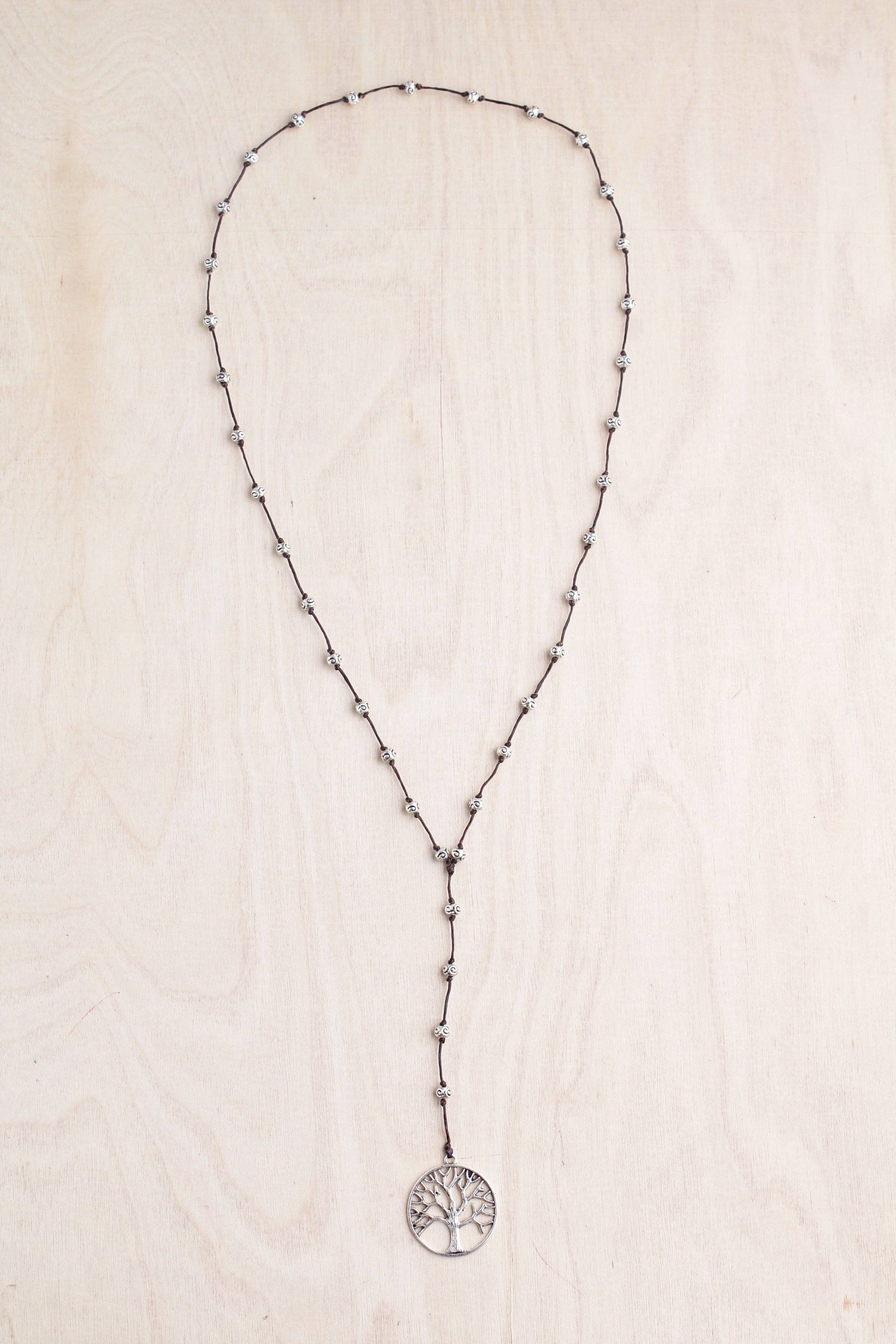 Bali Queen - Wholesale Pendant/Charm Necklace - Circle Tree of Life Alloy Necklace2