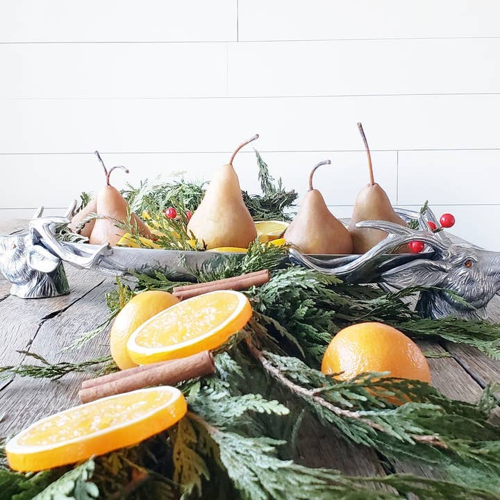 Arthur Court - Wholesale Decorative Tray - Deer Head Centerpiece Tray2