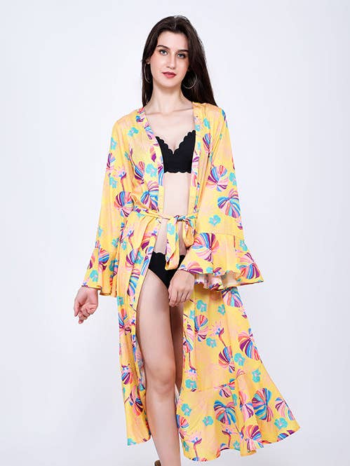 Conjunto de 6 Coberturas Maxi Florais de Palmeira Narciso (P,M,G) por atacado de America & Beyond