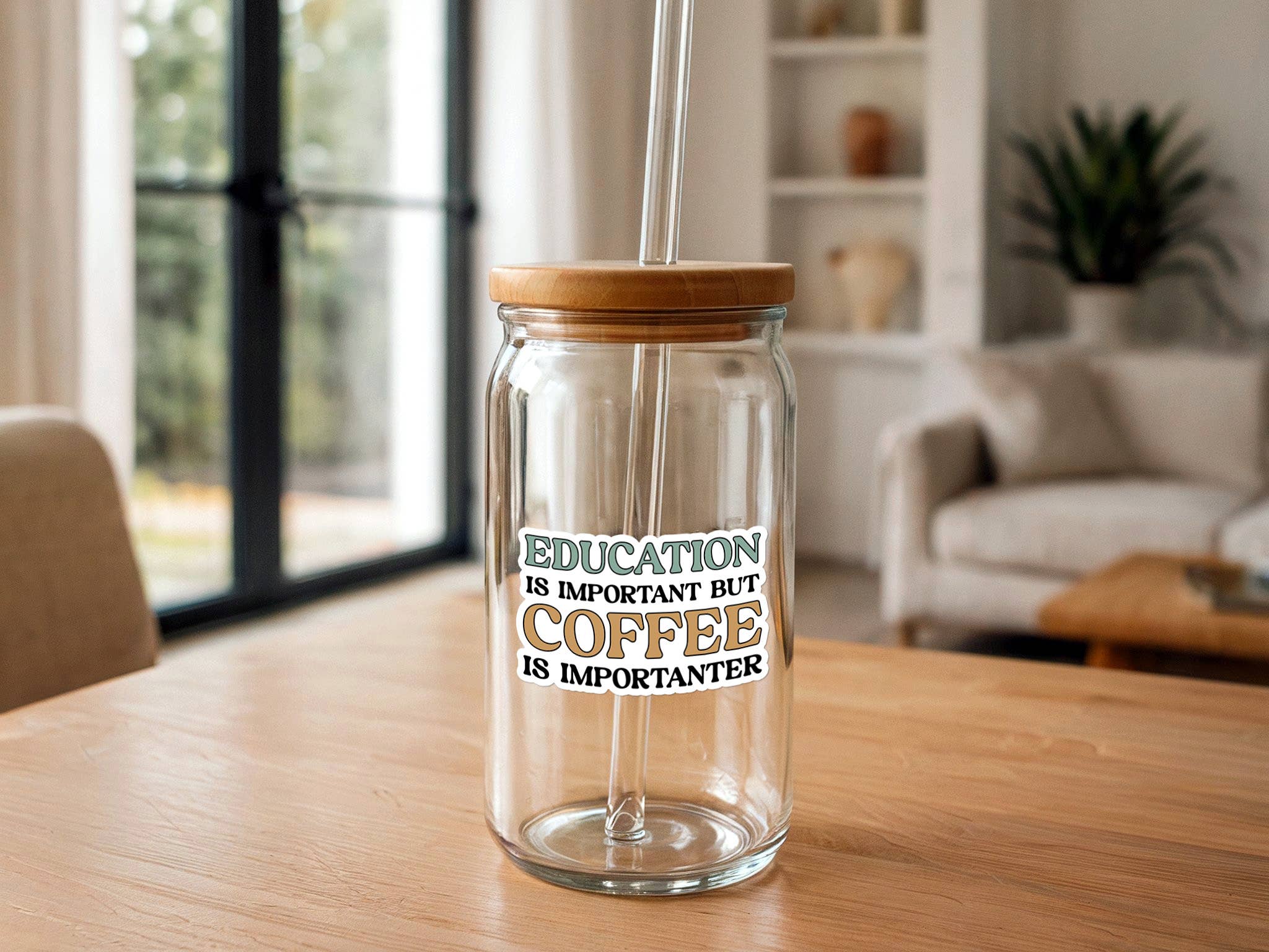 Missional Merch - Vendita all'ingrosso Adesivo - Il caffè è più importante | Adesivo divertente | Adesivo caffè1