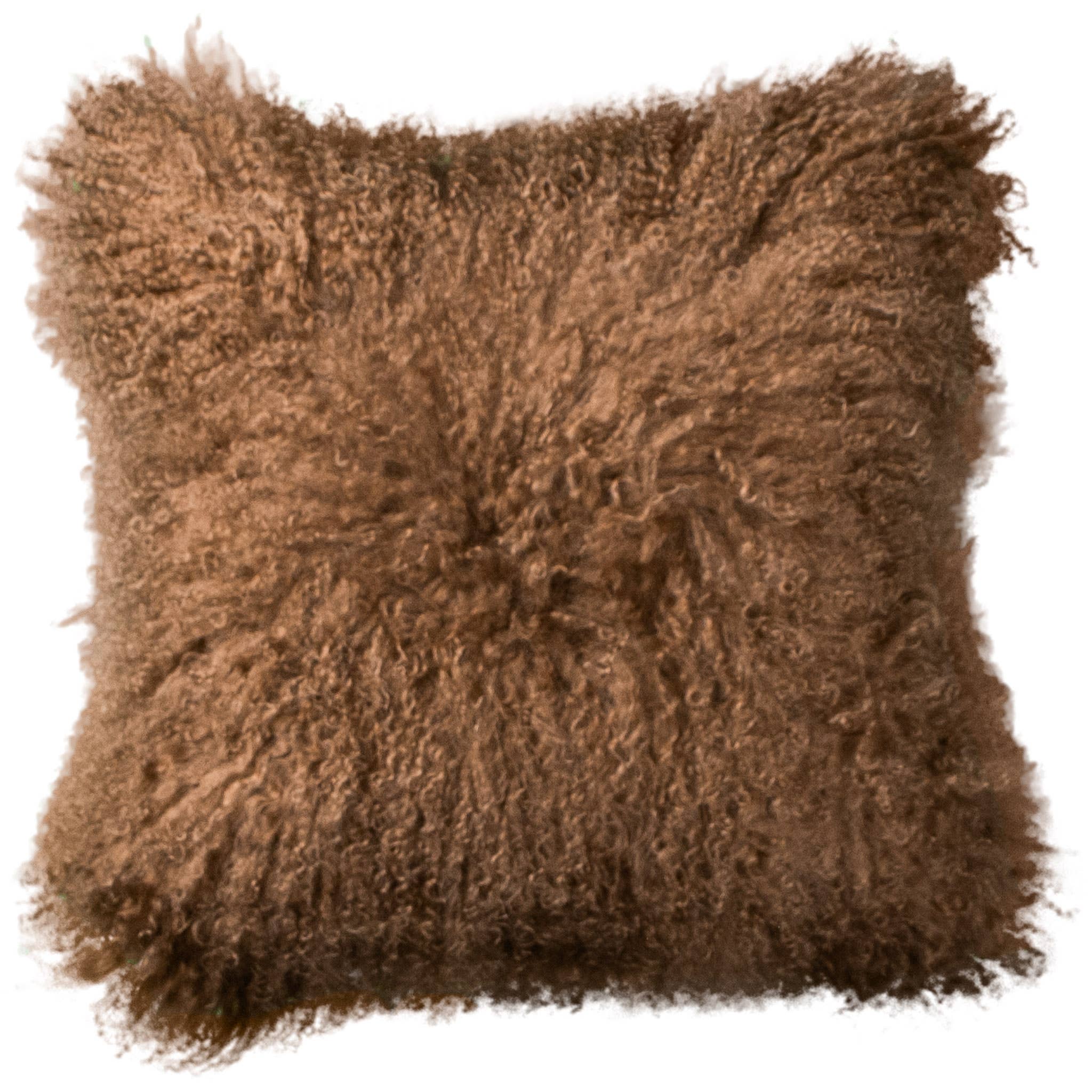 Van Buren - Vente Coussin décoratif - Coussin en peau de mouton tibétain 45 x 45 cm | 14 couleurs7