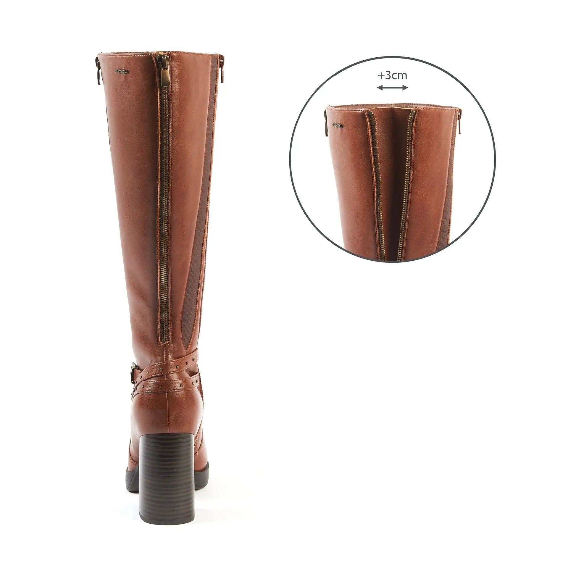 Gabylou - Wholesale Boots - Women's - Wide Calf Boots 3XL - Manon Model22