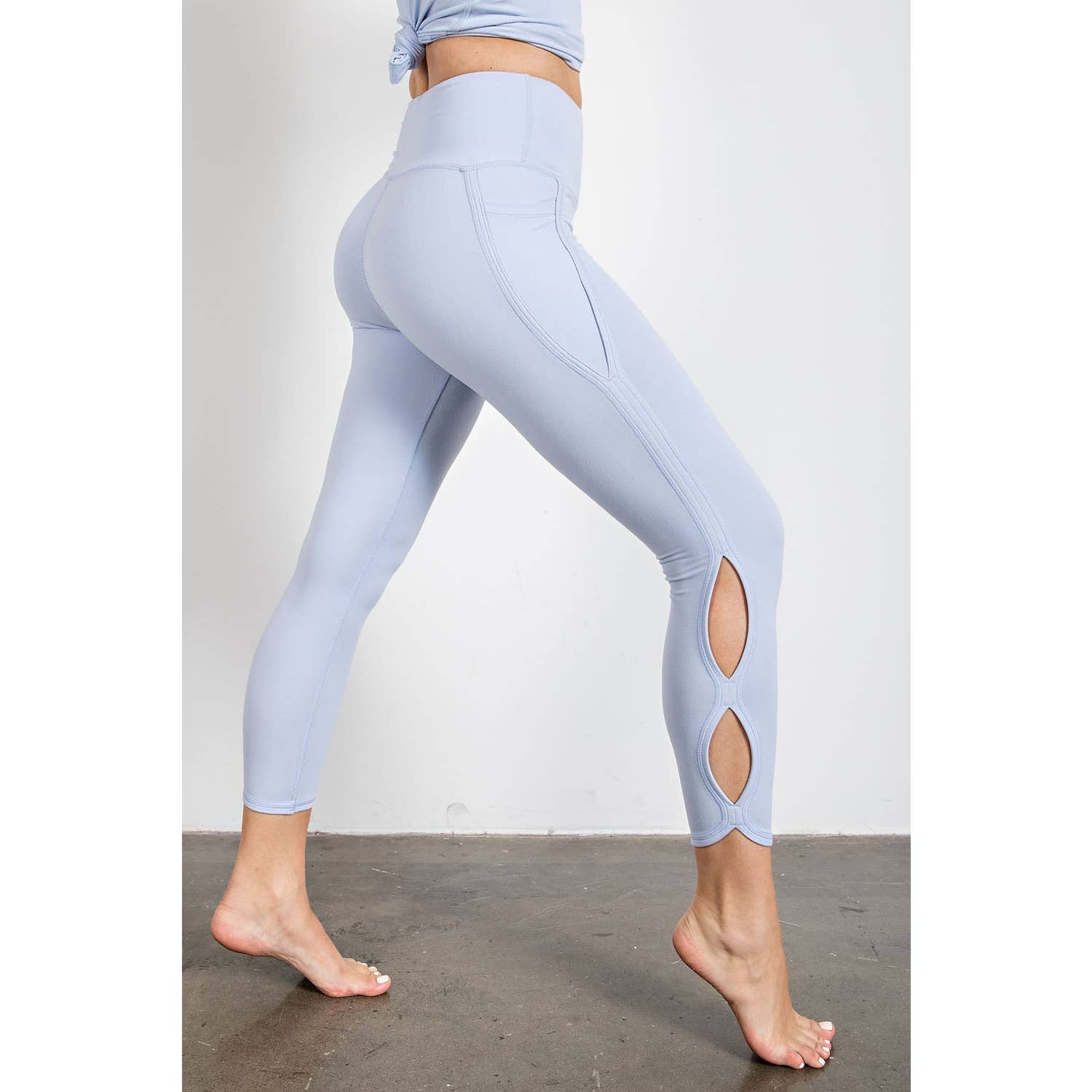 Rae Mode - Wholesale Athletic/Lounge Leggings - Women's - BUTTER HIGH RISE CROPPED YOGA LEGGINGS4