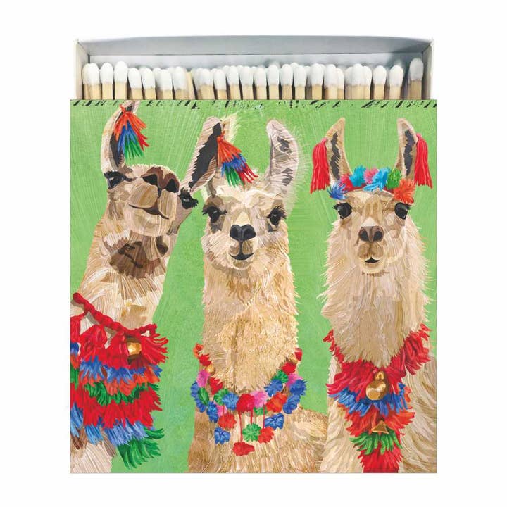 MATCHES SQUARE - LLAMA AMIGOS for wholesale by Paperproducts Design • Ambiente
