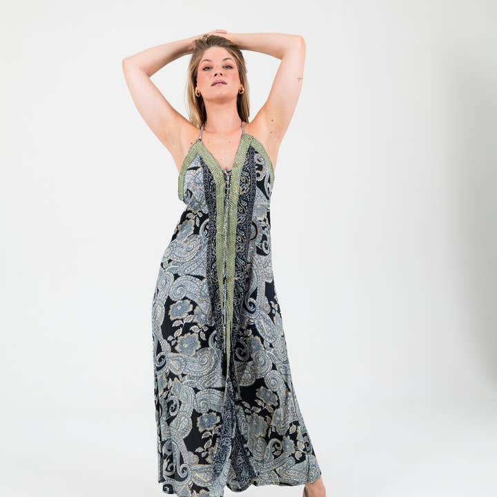 Klänning med paljetter och bulgarer, Sunshine för wholesale av Arena Formentera