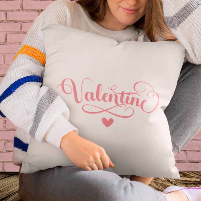 Funda de Cojín con Letra de San Valentín para venta al por mayor de Go Charlotte