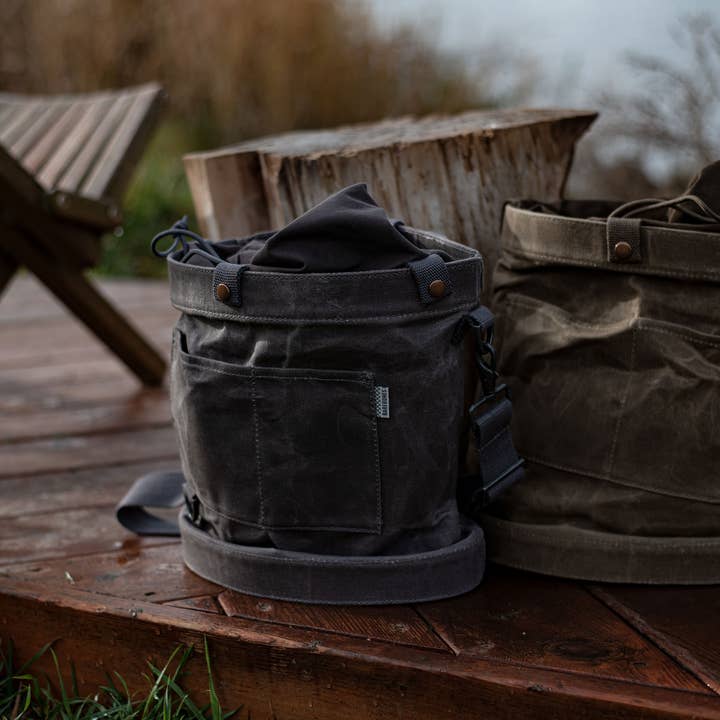 Barebones - Wholesale Grocery/Shopping Bag - Foraging Bag - Waxed Canvas, Multi-Use14