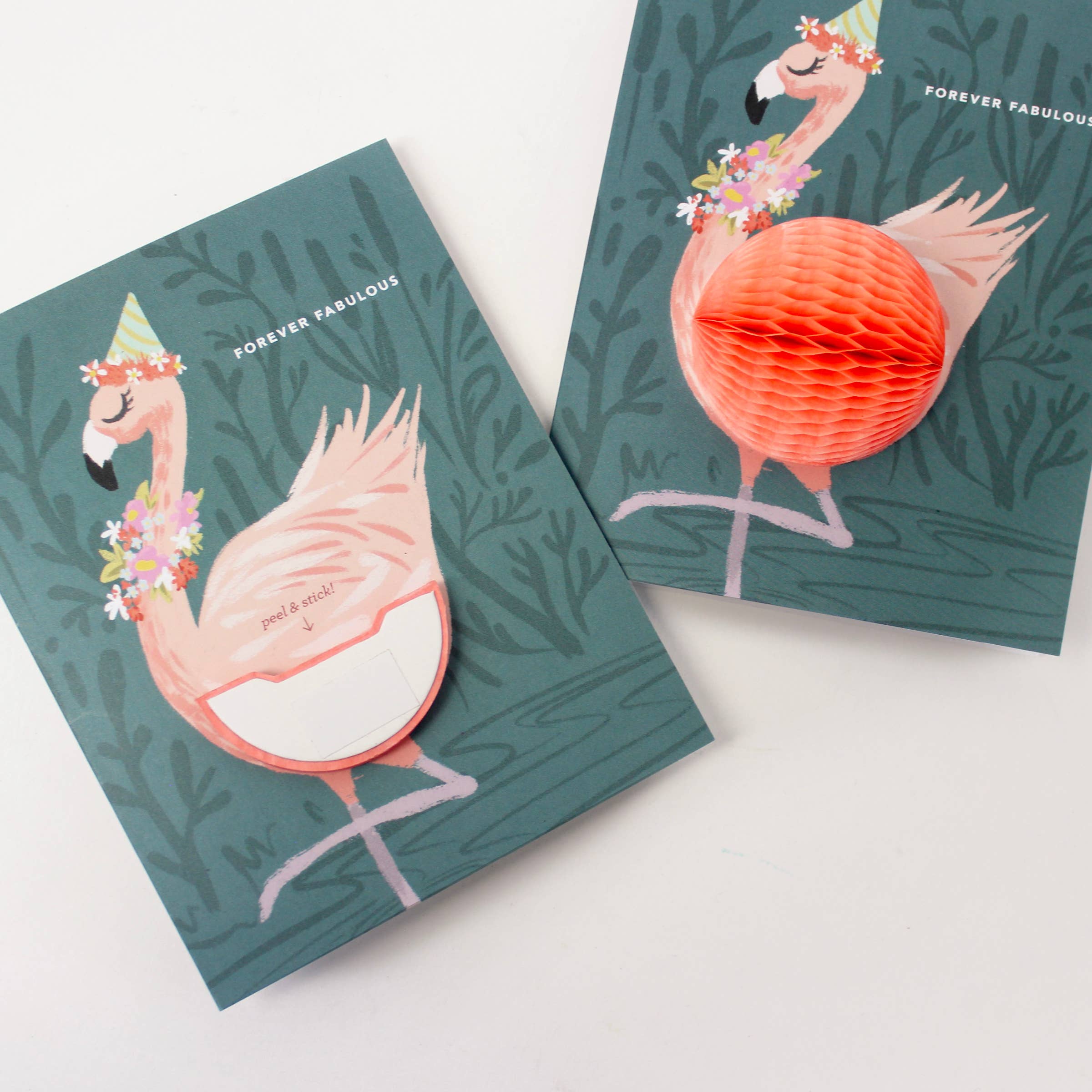 Inklings Paperie - Wholesale Birthday Card - Pop-up Card - Flamingo Birthday5