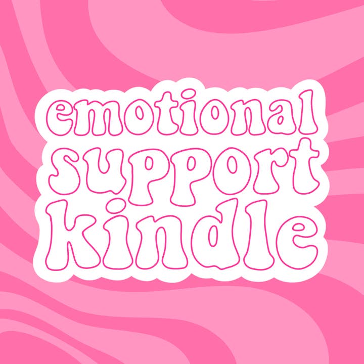 Autocollant Kindle de soutien émotionnel, autocollants de lecture pour la vente par Birch Studios
