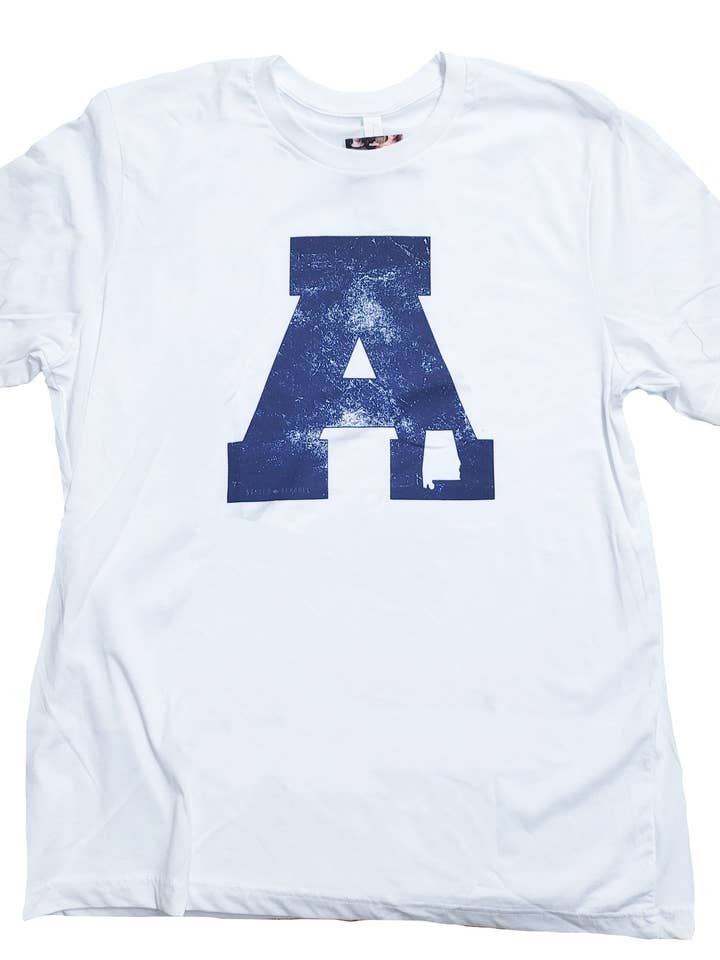T-shirt Auburn Block State por atacado de Stated Brands