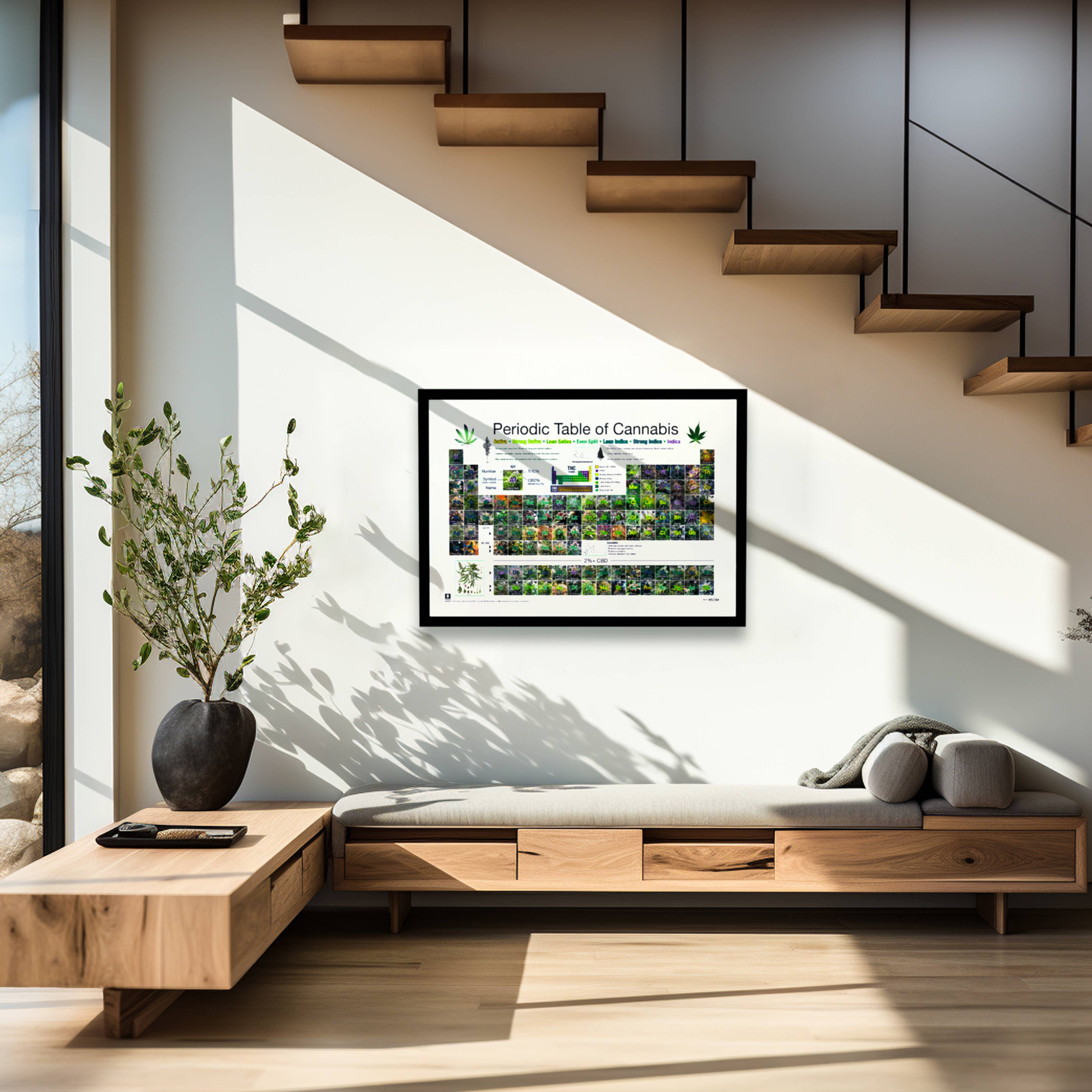 Close Up GmbH - Wholesale Poster - Periodic Table Of Cannabis Periodic Table of Hemp Strains2