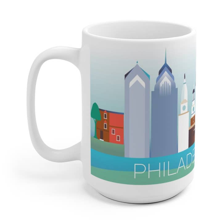 PHILADELPHIA 15 OZ KERAMISK KRUS for engroshandel hos Max & Oscar