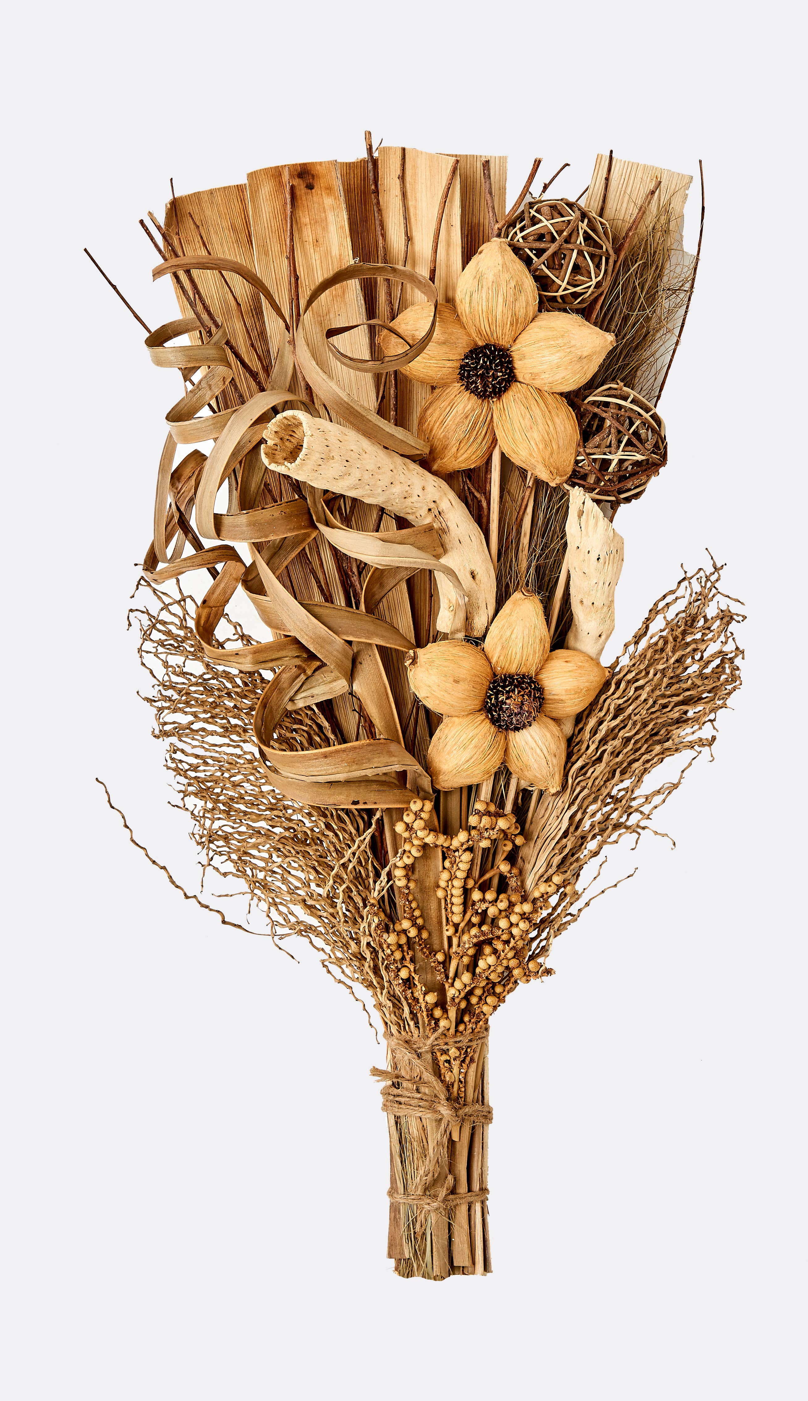 WORTH IMPORTS - Wholesale Dried/Pressed Flowers - 20" Mixed Pod Bunch0