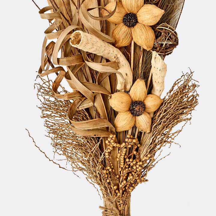 WORTH IMPORTS - Wholesale Dried/Pressed Flowers - 20" Mixed Pod Bunch
