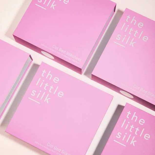 The Big Silk - Wholesale Cot/Crib Sheets - 100% Silk Cot Bed Sheet - Prevent bald spot & soothe eczema