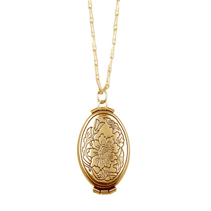 Zoey Simmons - Wholesale Locket Necklace - 4 Photo Locket Pendant Necklace - GF