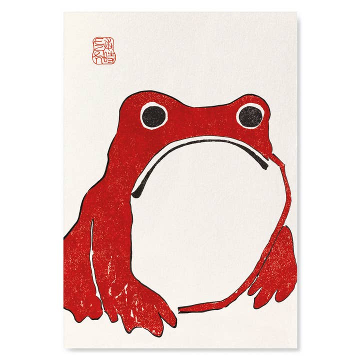 RED FROG: stampa artistica giapponese per la vendita all'ingrosso da parte di Ezen Trade