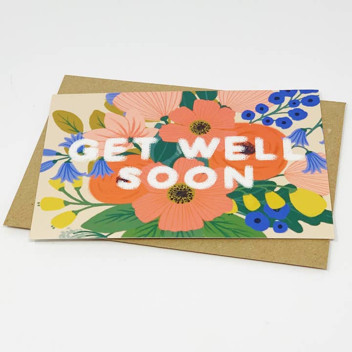 Lomond Paper Co - Wholesale Get Well Card - Get Well Soon Card - Colorful Design3