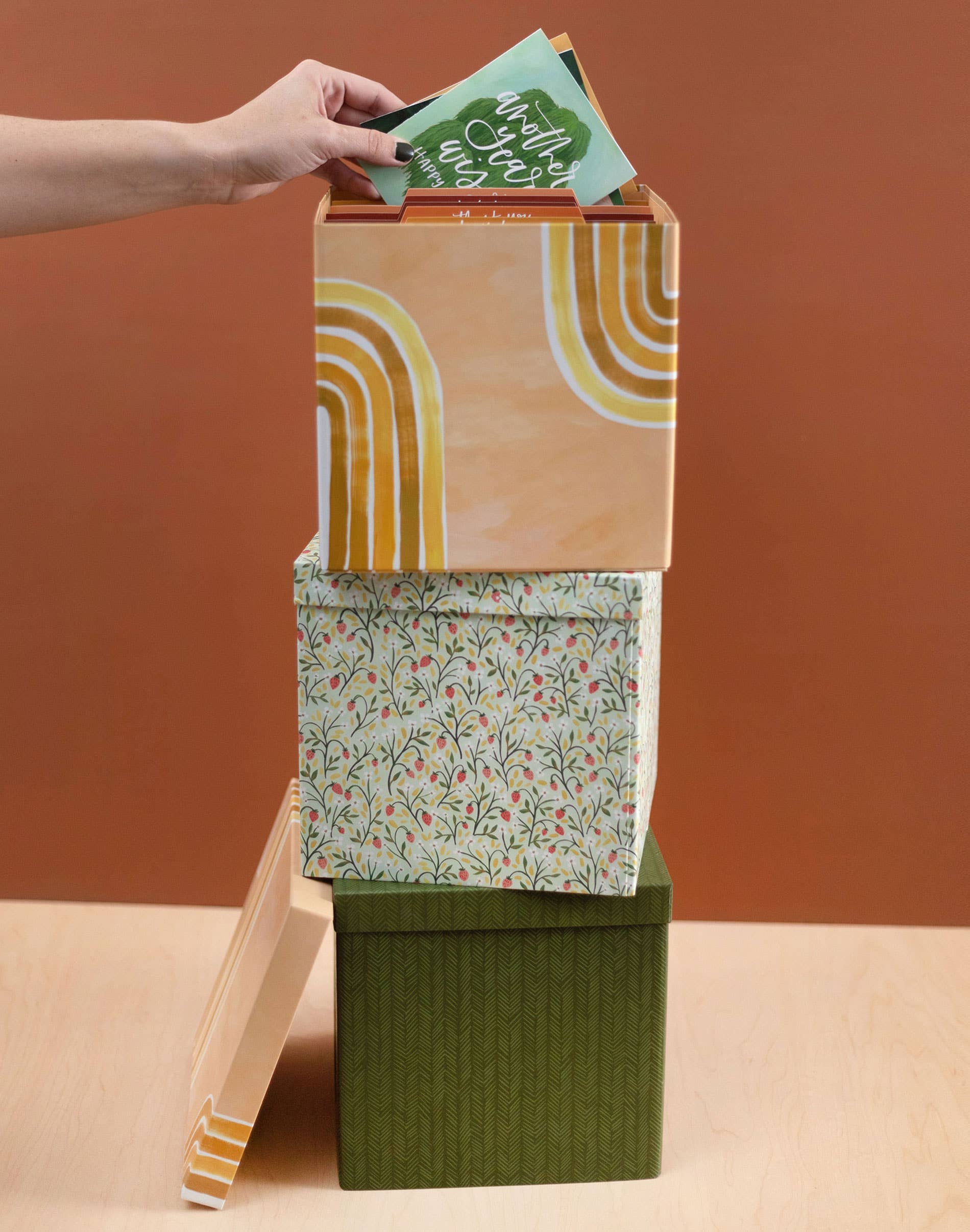 1canoe2 | One Canoe Two Paper Co. – wholesale Card holder – Unisex – Emerson Arches Greeting Card Container2